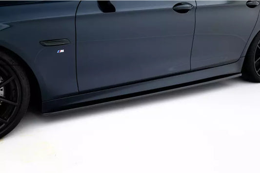 Maxton Design Seitenschweller (Paar) V.2 für BMW 5er F10 / F11 M Paket Hochglanz schwarz – Ansicht 1
