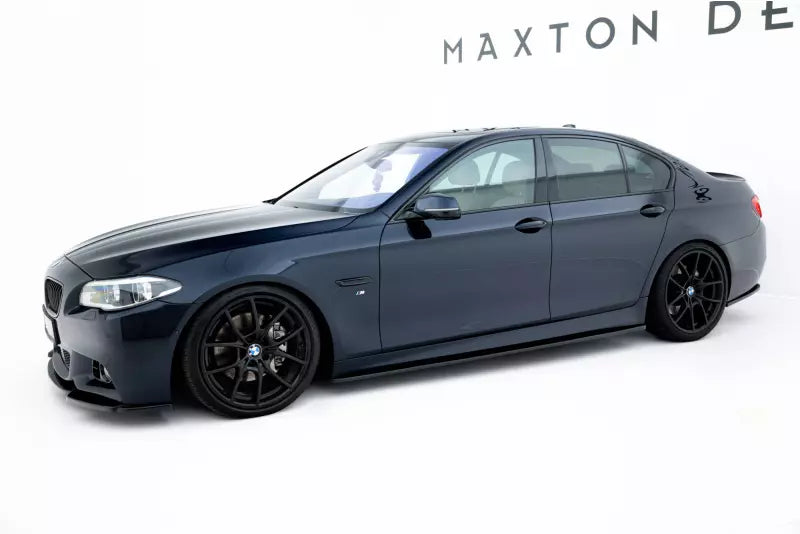Maxton Design Seitenschweller (Paar) V.2 für BMW 5er F10 / F11 M Paket Hochglanz schwarz – Ansicht 2