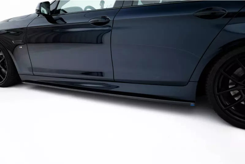 Maxton Design Seitenschweller (Paar) V.2 für BMW 5er F10 / F11 M Paket Hochglanz schwarz – Ansicht 3