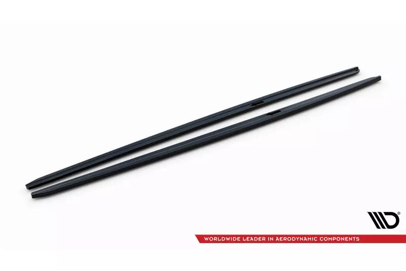 Maxton Design Seitenschweller (Paar) V.2 für BMW 5er F10 / F11 M Paket Hochglanz schwarz – Ansicht 4