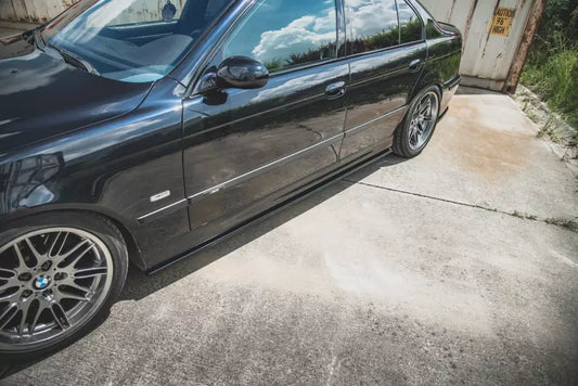 Maxton Design Seitenschweller (Paar) für BMW M5 E39 Hochglanz schwarz – Ansicht 1