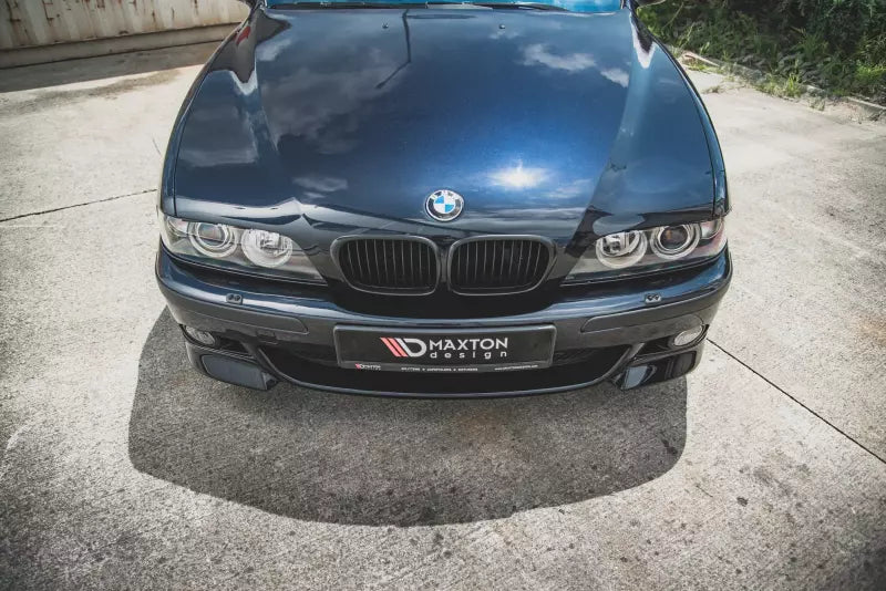 Maxton Design Frontlippe Flaps für BMW M5 E39 Hochglanz schwarz – Ansicht 2