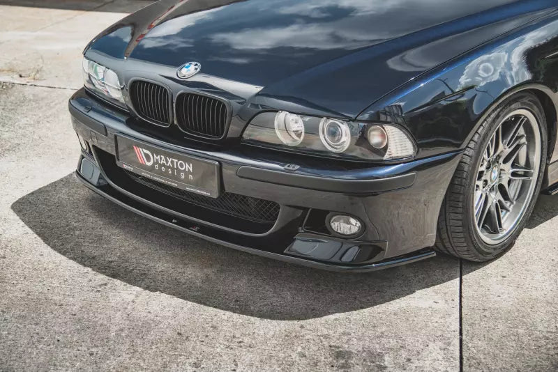 Maxton Design Frontlippe und Flaps für BMW M5 E39 Hochglanz schwarz – Ansicht 1