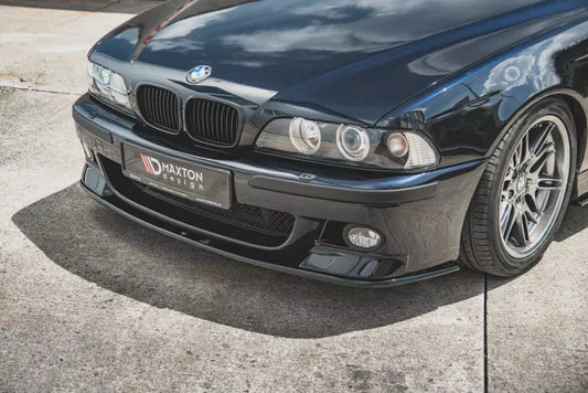 Maxton Design Frontlippe und Flaps für BMW M5 E39 Hochglanz schwarz – Ansicht 1