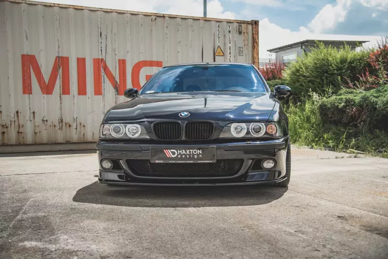 Maxton Design Frontlippe und Flaps für BMW M5 E39 Hochglanz schwarz – Ansicht 2