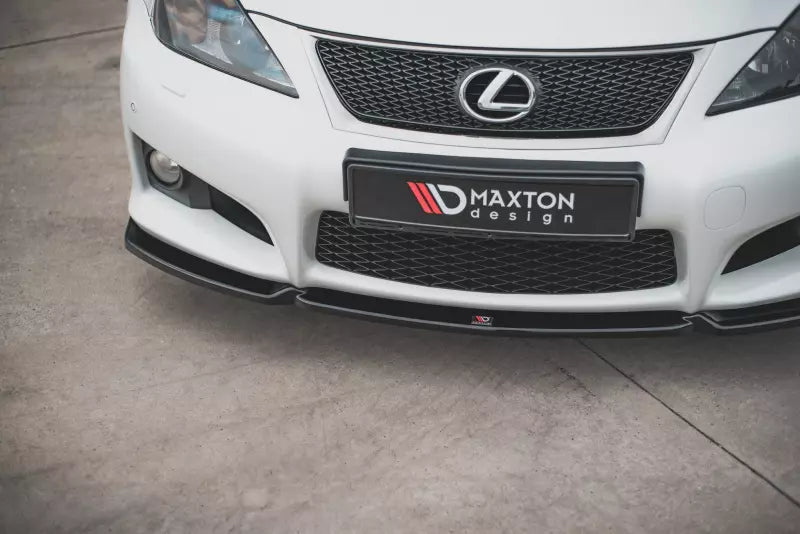 Maxton Design Frontlippe V.1 für Lexus IS F Mk2 Hochglanz schwarz – Ansicht 4