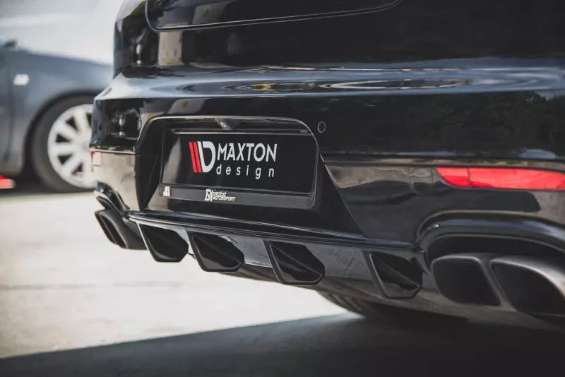 Maxton Design Heckdiffusor für Porsche Panamera Turbo 970 Facelift Hochglanz schwarz – Ansicht 3