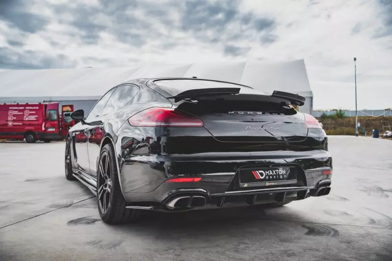 Maxton Design Heckdiffusor für Porsche Panamera Turbo 970 Facelift Hochglanz schwarz – Ansicht 4