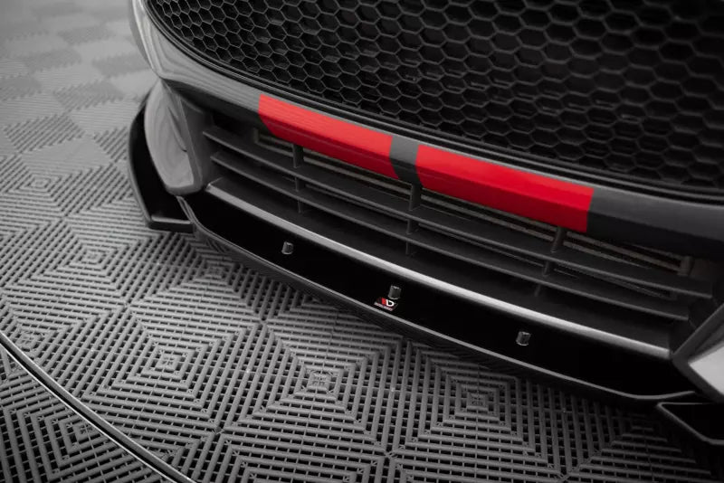 Maxton Design Frontlippe V.5 für Ford Focus ST Mk3 Facelift Hochglanz schwarz – Ansicht 3