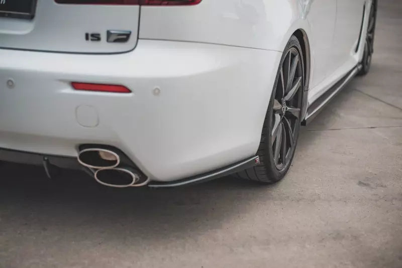 Maxton Design Diffusor Flaps für Lexus IS Facelift Mk2 Hochglanz schwarz – Ansicht 1