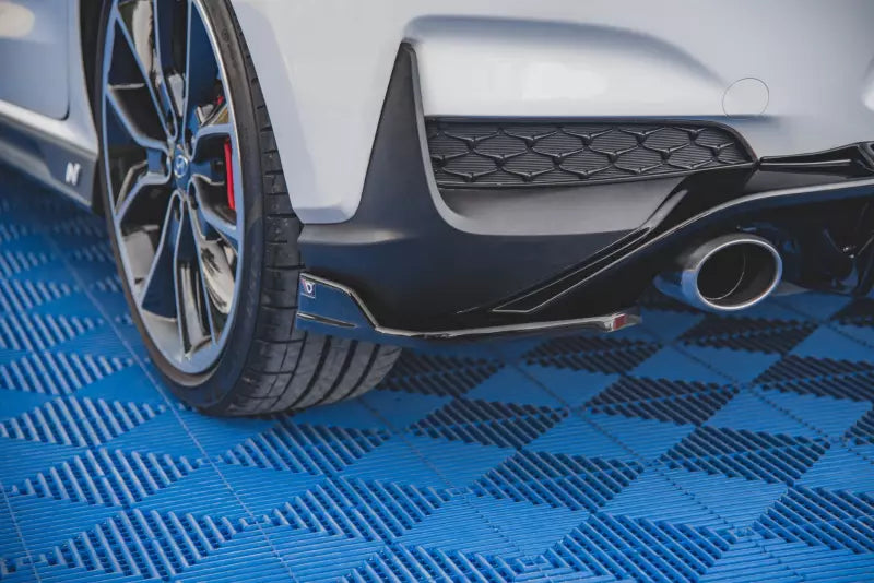 Maxton Design Diffusor Flaps V.4 für Hyundai I30 N Mk3 Hatchback Hochglanz schwarz – Ansicht 1