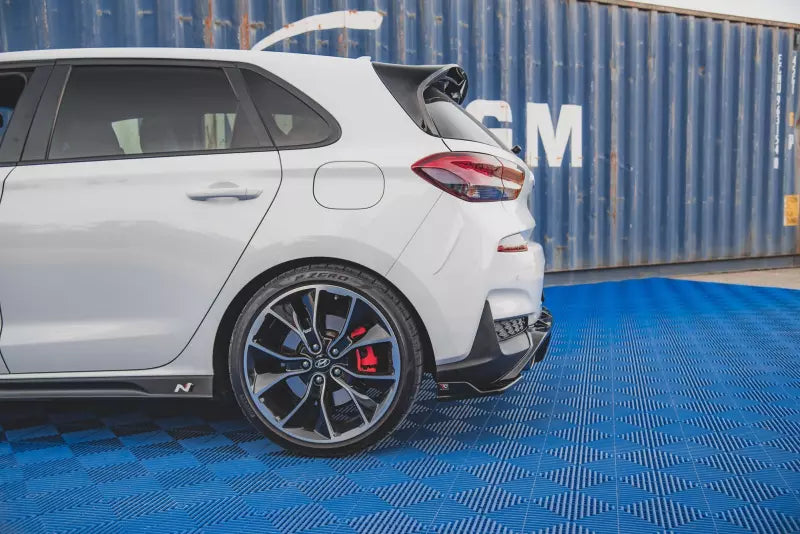 Maxton Design Diffusor Flaps V.4 für Hyundai I30 N Mk3 Hatchback Hochglanz schwarz – Ansicht 2
