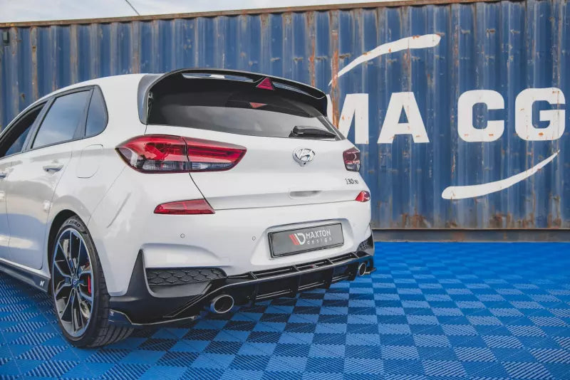 Maxton Design Diffusor Flaps V.4 für Hyundai I30 N Mk3 Hatchback Hochglanz schwarz – Ansicht 3