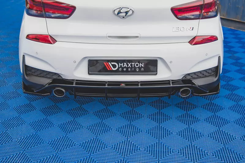 Maxton Design Diffusor Flaps V.4 für Hyundai I30 N Mk3 Hatchback Hochglanz schwarz – Ansicht 4