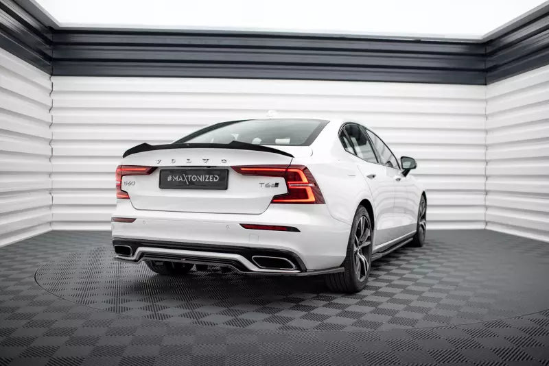 Maxton Design Heckspoiler Lippe für Volvo S60 Mk3 R-Design Hochglanz schwarz – Ansicht 2