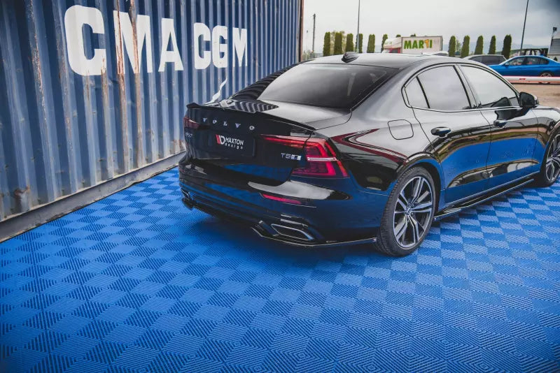 Maxton Design Heckdiffusor für VolvoS60/V60 Mk3 R-Design Hochglanz schwarz – Ansicht 2