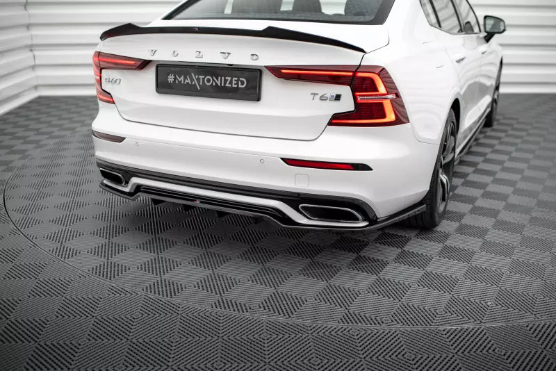 Maxton Design Heckdiffusor DTM Look für Volvo S60/V60 Mk3 R-Design Hochglanz schwarz – Ansicht 1