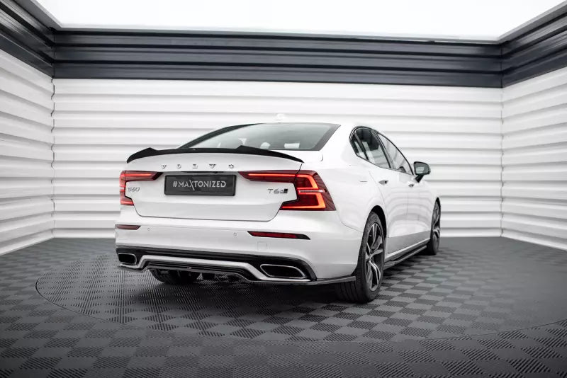 Maxton Design Heckdiffusor DTM Look für Volvo S60/V60 Mk3 R-Design Hochglanz schwarz – Ansicht 2