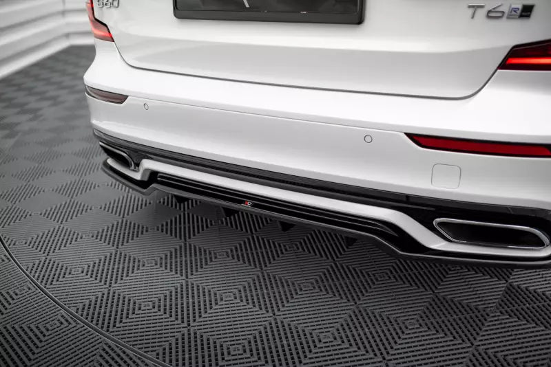 Maxton Design Heckdiffusor DTM Look für Volvo S60/V60 Mk3 R-Design Hochglanz schwarz – Ansicht 3