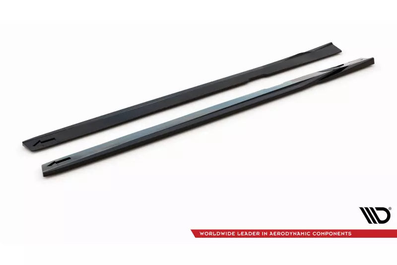 Maxton Design Seitenschweller (Paar) V.1 für Volvo S60/V60 Mk3 R-Design Hochglanz schwarz – Ansicht 4