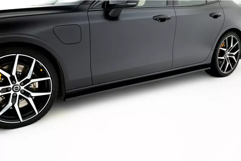 Maxton Design Seitenschweller (Paar) V.2 für Volvo S60/V60 Mk3 R-DesignHochglanz schwarz – Ansicht 1