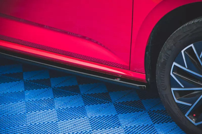 Maxton Design Seitenschweller (Paar) für Skoda Kamiq Hochglanz schwarz – Ansicht 3