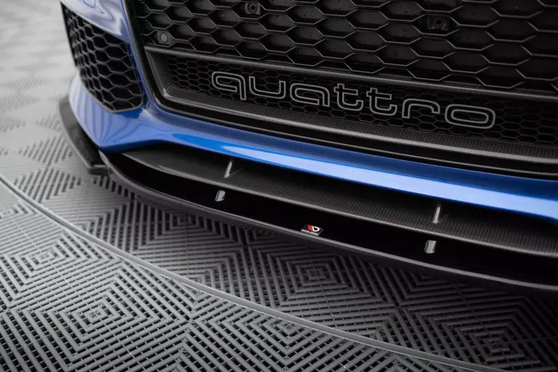 Maxton Design Frontlippe V.3 für Audi RS6 C7 Hochglanz schwarz – Ansicht 3
