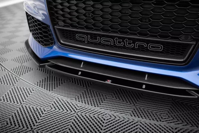 Maxton Design Frontlippe V.4 für Audi RS6 C7 Hochglanz schwarz – Ansicht 3