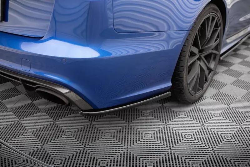 Maxton Design Diffusor Flaps V.2 für Audi RS6 C7 Hochglanz schwarz – Ansicht 1