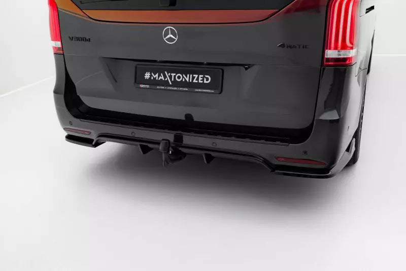 Maxton Design Heckdiffusor für Mercedes V-Klasse W447 AMG-Line Facelift Hochglanz schwarz – Ansicht 1