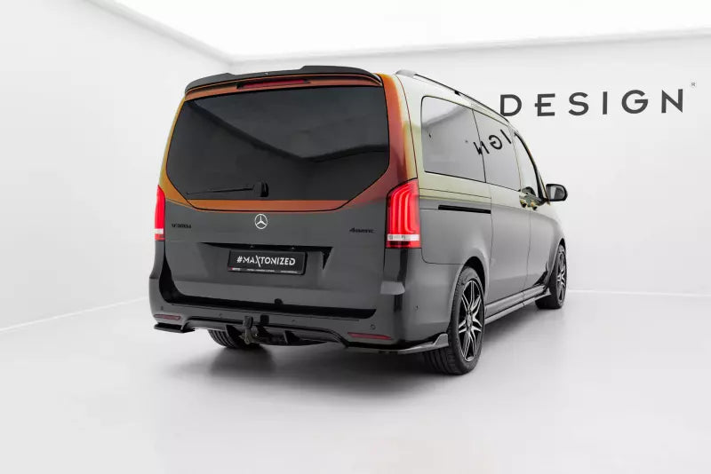 Maxton Design Heckdiffusor für Mercedes V-Klasse W447 AMG-Line Facelift Hochglanz schwarz – Ansicht 2