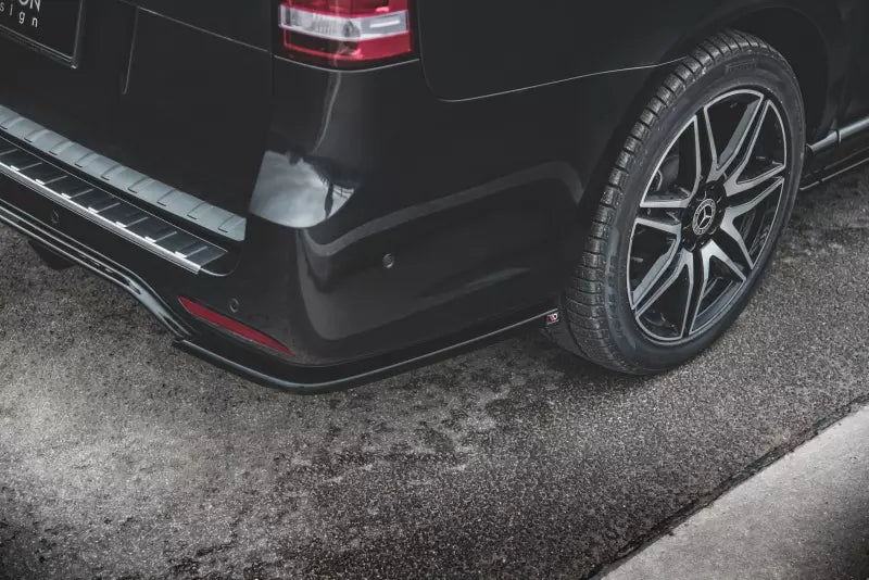 Maxton Design Diffusor Flaps V.2 für Mercedes V-Klasse W447 AMG-Line Facelift Hochglanz schwarz – Ansicht 1