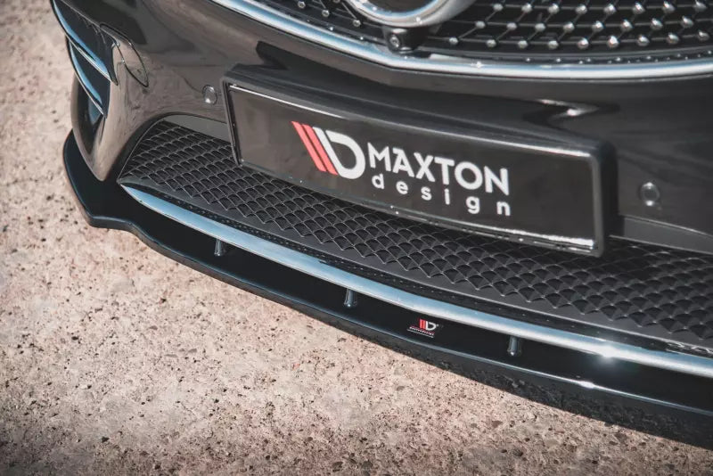 Maxton Design Frontlippe V.2 für Mercedes V-Klasse W447 AMG-Line Facelift Hochglanz schwarz – Ansicht 4