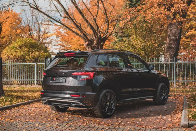 Maxton Design Heckspoiler Lippe für Skoda Karoq Sportline Hochglanz schwarz – Ansicht 2
