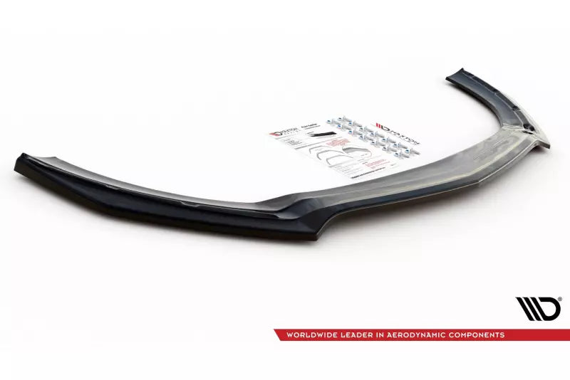 Maxton Design Frontlippe V.1 für Mercedes CLA 35 AMG Aero C118 Hochglanz schwarz – Ansicht 4