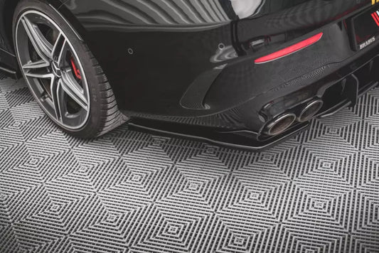 Maxton Design Diffusor Flaps für Mercedes CLA 35 / 45 AMG C118 Hochglanz schwarz – Ansicht 1