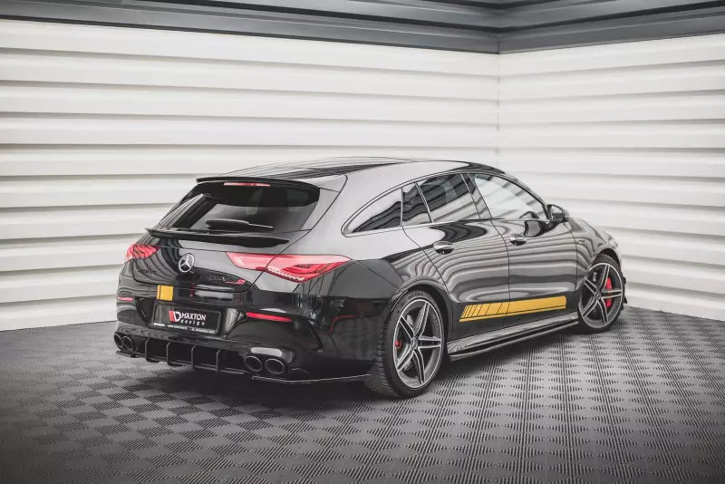 Maxton Design Seitenschweller (Paar) für Mercedes CLA 35 / 45 AMG C118 Hochglanz schwarz – Ansicht 2