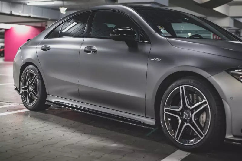 Maxton Design Seitenschweller (Paar) für Mercedes CLA 35 / 45 AMG C118 Hochglanz schwarz – Ansicht 4
