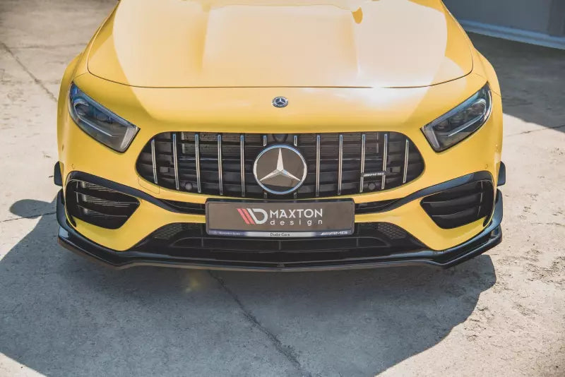Maxton Design Frontlippe V.1 für Mercedes A45 AMG S Aero Paket W177 Hochglanz schwarz – Ansicht 2