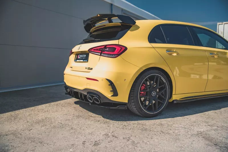 Maxton Design Diffusor Flaps V.1 für Mercedes A45 AMG S mit Aero Paket W177 Hochglanz schwarz – Ansicht 2