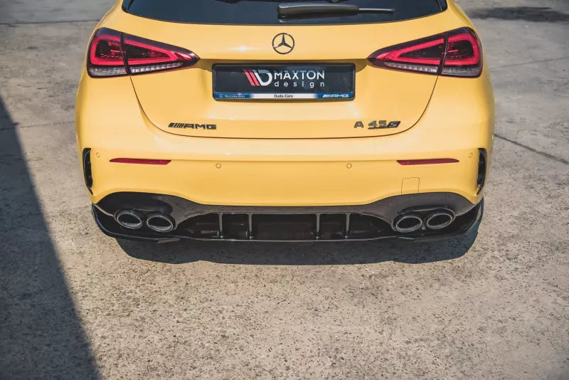 Maxton Design Diffusor Flaps V.1 für Mercedes A45 AMG S mit Aero Paket W177 Hochglanz schwarz – Ansicht 3