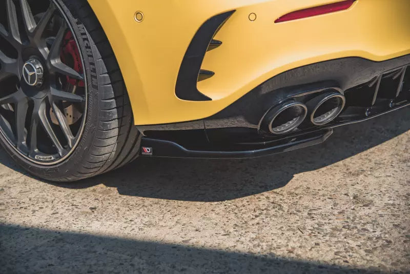 Maxton Design Diffusor Flaps V.1 für Mercedes A45 AMG S mit Aero Paket W177 Hochglanz schwarz – Ansicht 4