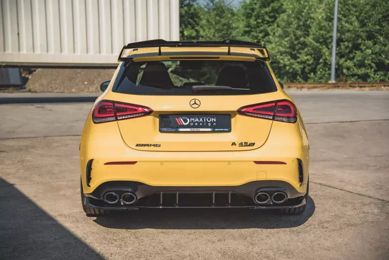 Maxton Design Heckspoiler Lippe für Mercedes A45 AMG S mit Aero Paket W177 Hochglanz schwarz – Ansicht 3