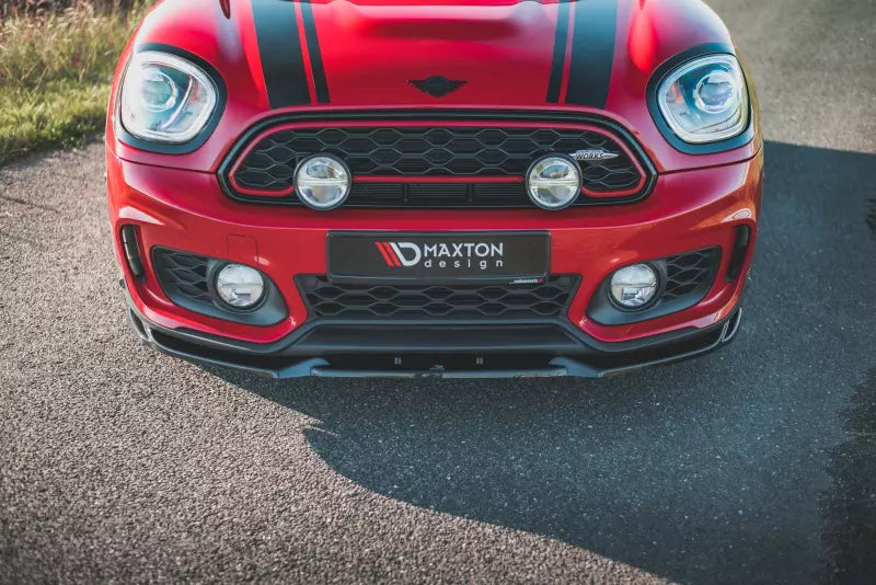 Maxton Design Frontlippe V.1 für Mini Countryman Mk2 F60 JCW Hochglanz schwarz – Ansicht 2