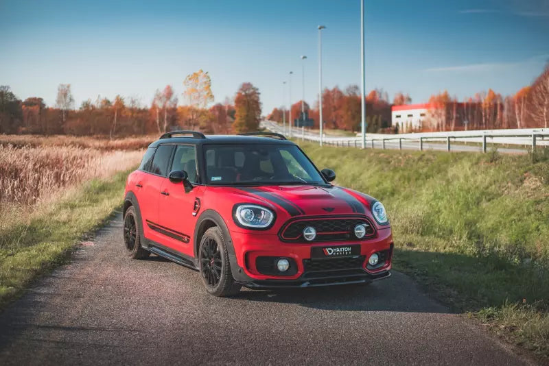 Maxton Design Frontlippe V.1 für Mini Countryman Mk2 F60 JCW Hochglanz schwarz – Ansicht 3