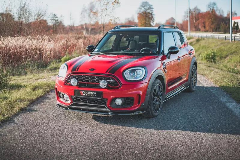 Maxton Design Frontlippe V.2 für Mini Countryman Mk2 F60 JCW Hochglanz schwarz – Ansicht 1