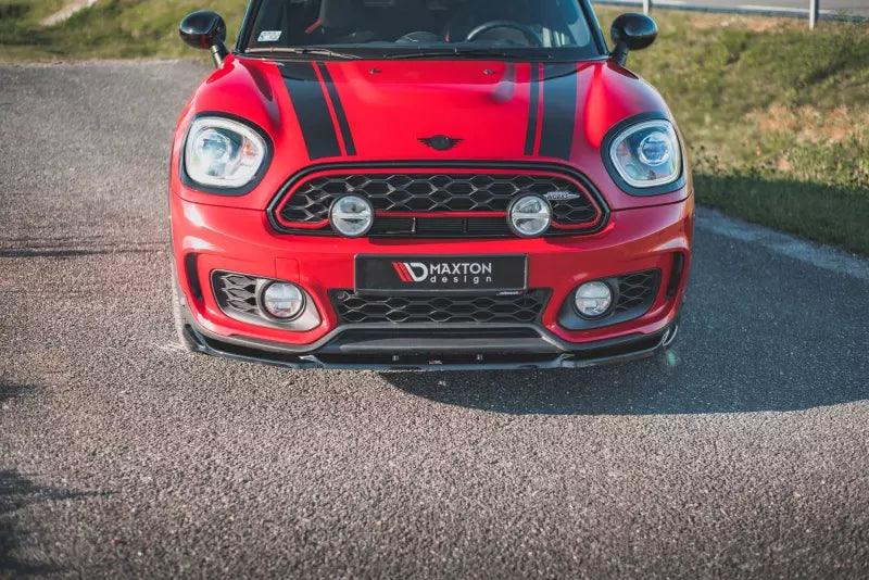 Maxton Design Frontlippe V.2 für Mini Countryman Mk2 F60 JCW Hochglanz schwarz – Ansicht 2