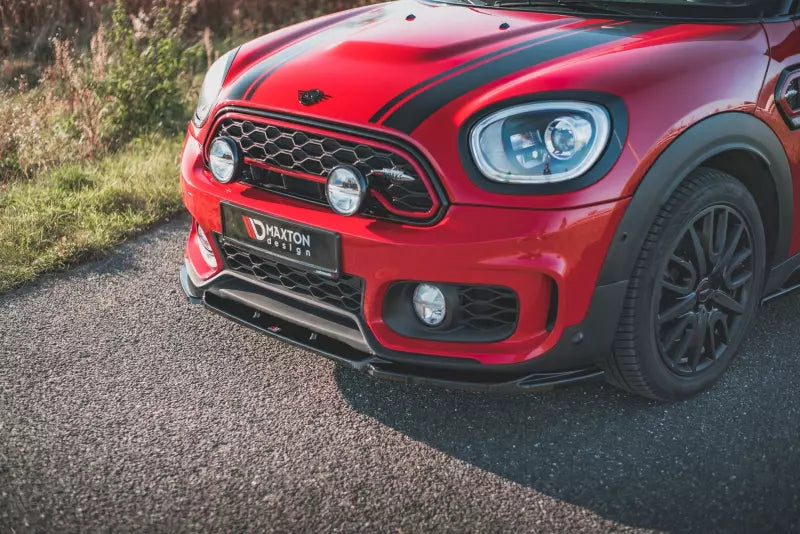 Maxton Design Frontlippe V.2 für Mini Countryman Mk2 F60 JCW Hochglanz schwarz – Ansicht 3