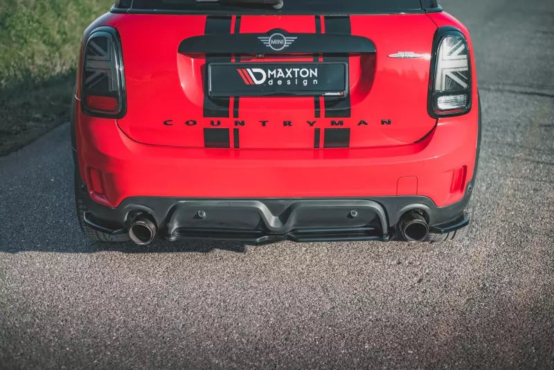 Maxton Design Heckdiffusor für Mini Countryman Mk2 F60 JCW Hochglanz schwarz – Ansicht 1