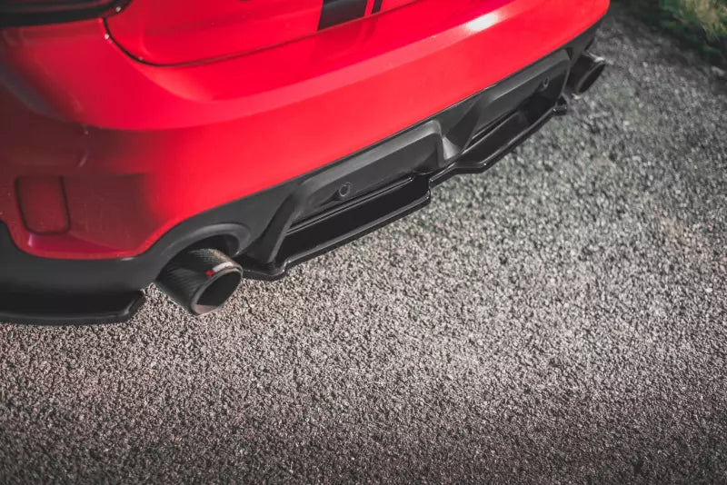 Maxton Design Heckdiffusor für Mini Countryman Mk2 F60 JCW Hochglanz schwarz – Ansicht 2